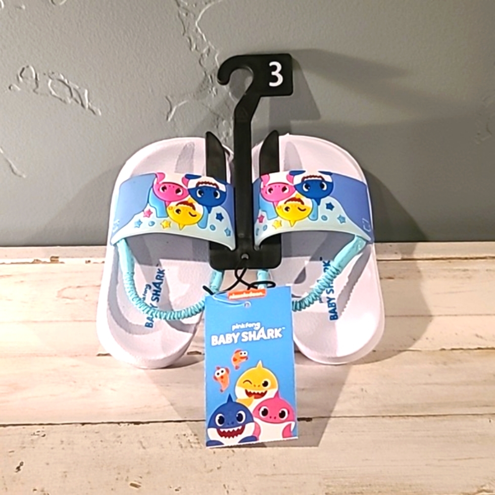 Baby Shark Nickelodeon Little Toddler Size 3 Sandals [ Read Details ]
